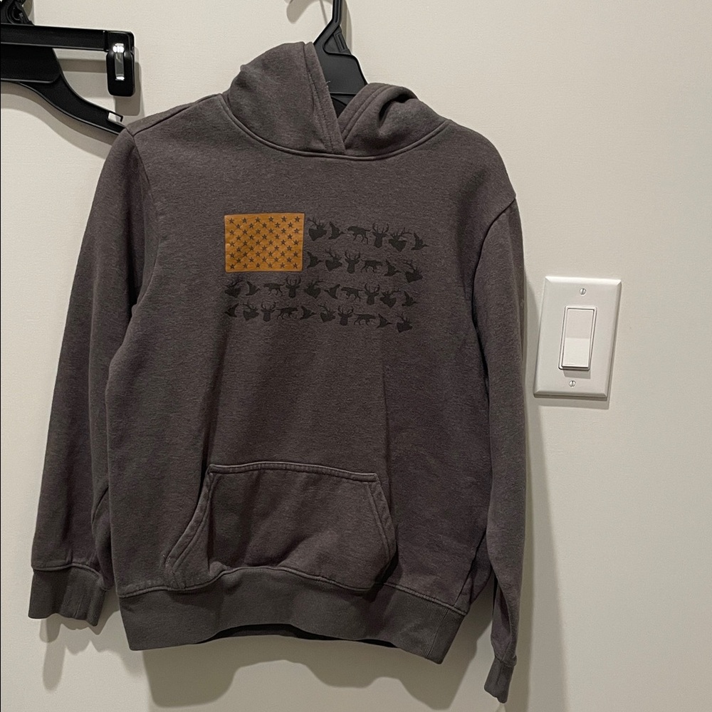 Columbia Dark Gray Hoodie with Graphic
